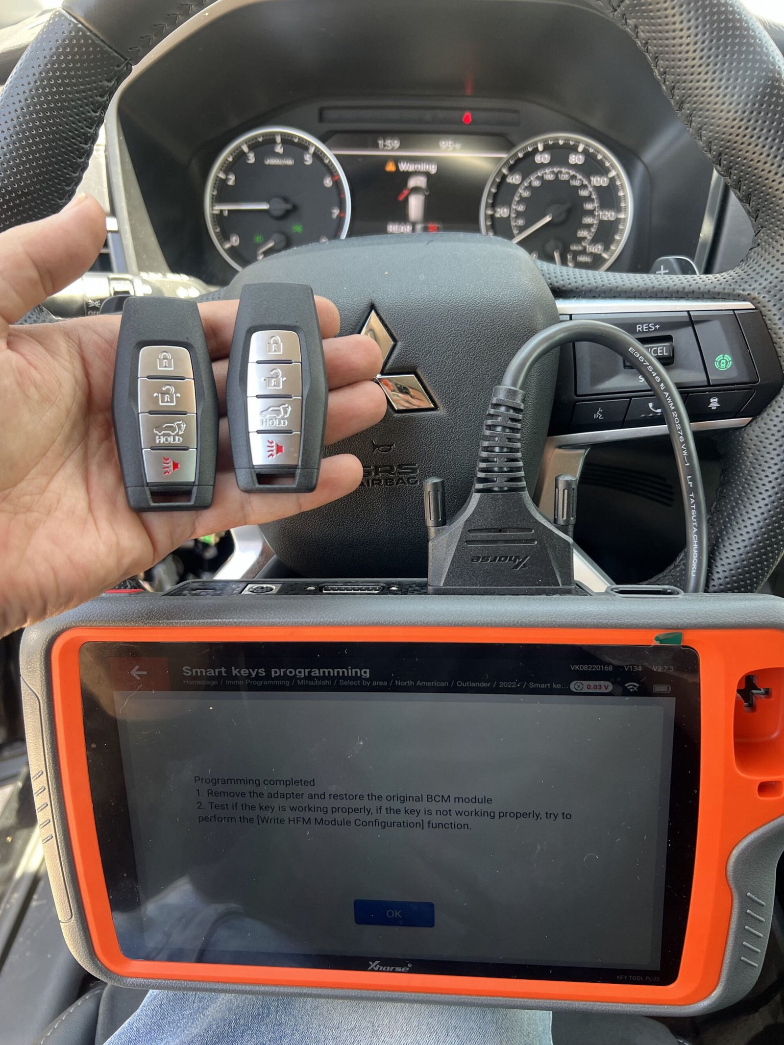 Replacement keys made on-site